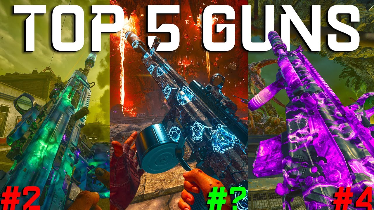 TOP 5 OVERPOWERED WEAPONS IN Black Ops 6 Zombies
