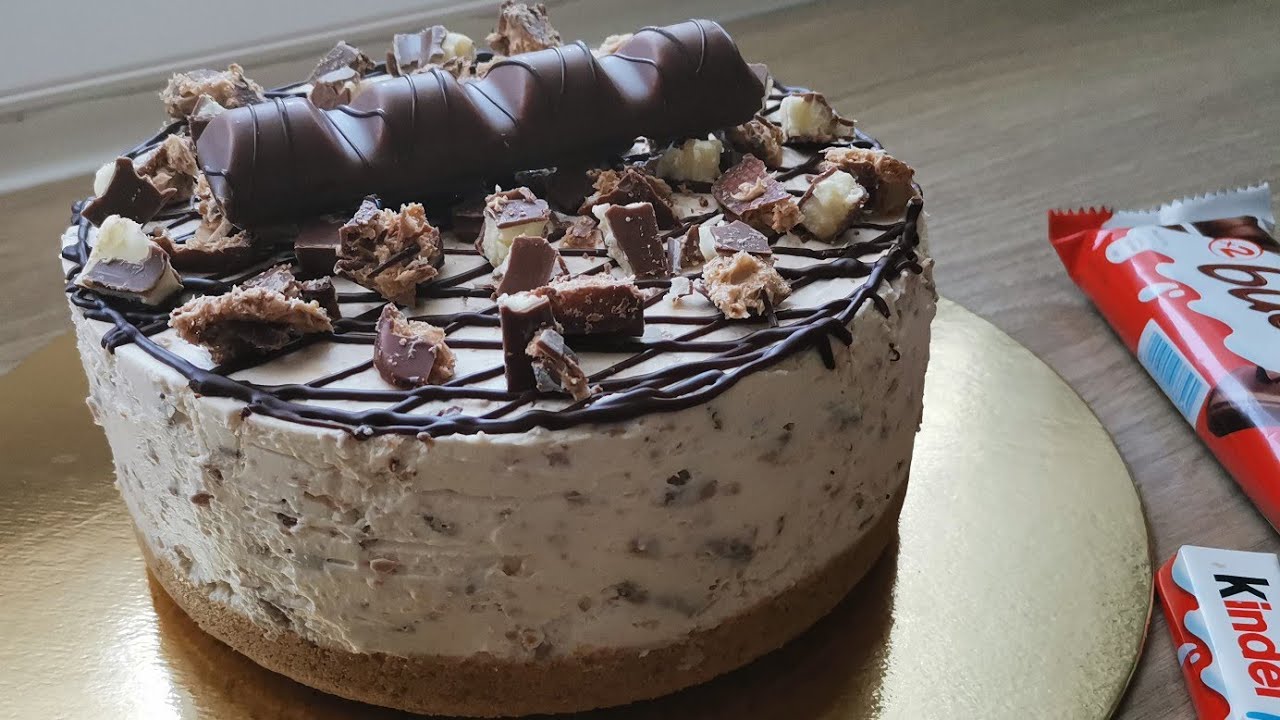 LE MEILLEUR CHEESECAKE KINDER BUENO SANS CUISSON SANS GÉLATINE