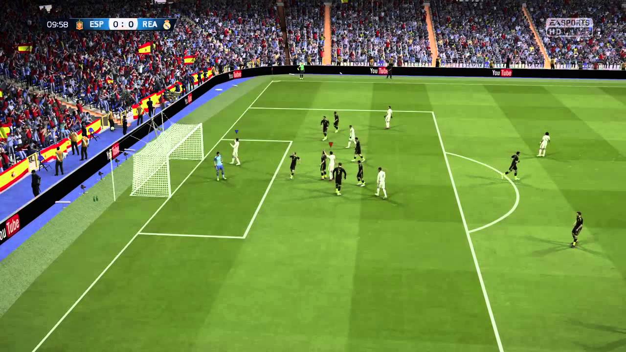 FIFA 15 Кооп сезоны 1:2 ESP - REA, 1 тм.