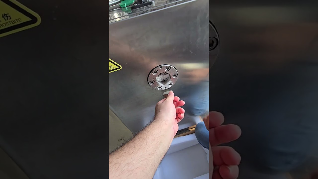 طريقة عمل ماكينة صناعة الثلج الجاف مصنع تشغيل Dry Ice making machine how it will work