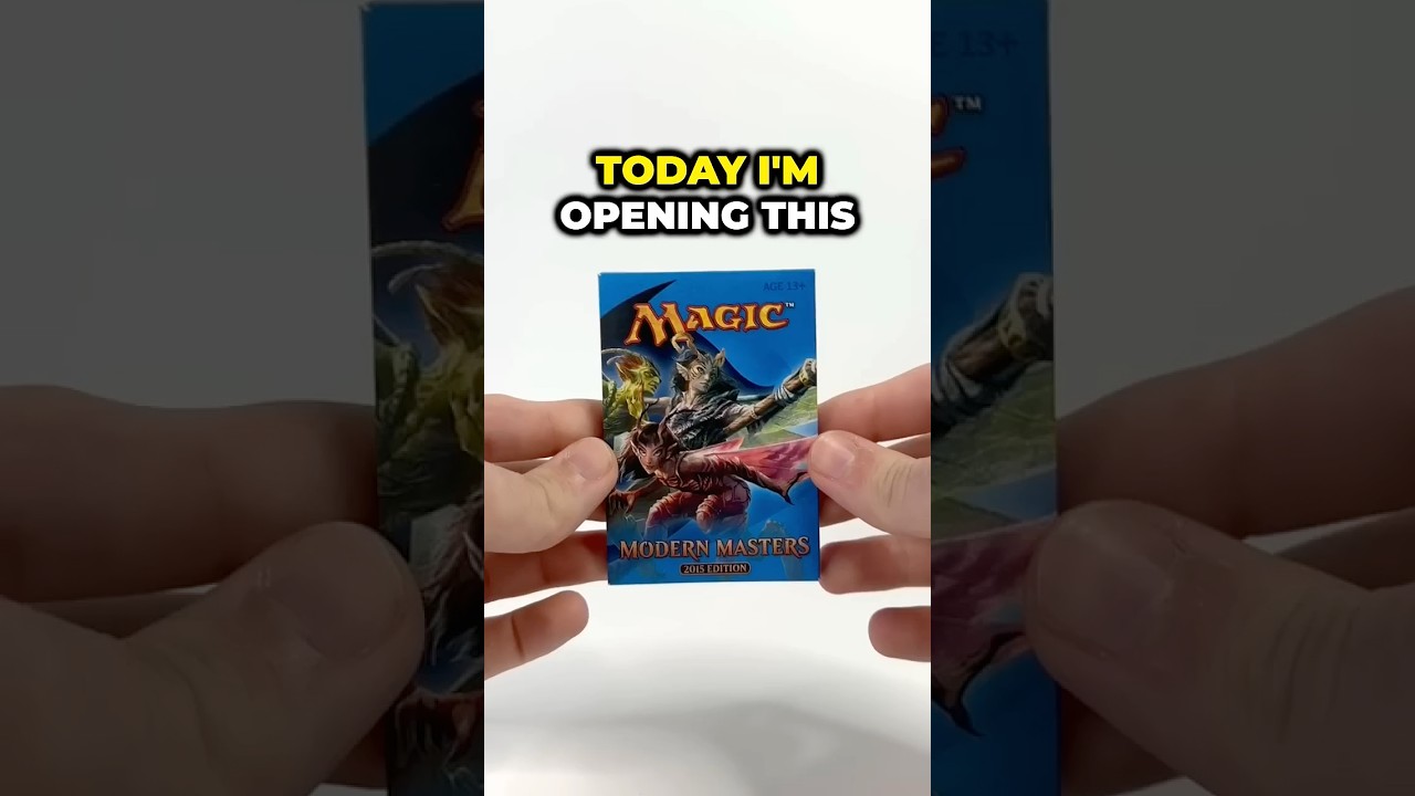 Opening a Magic: The Gathering Modern Masters 2015 booster pack #mtg