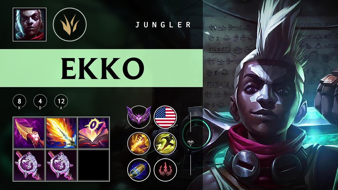 Ekko Jungle vs Amumu - NA Master Patch 25.24