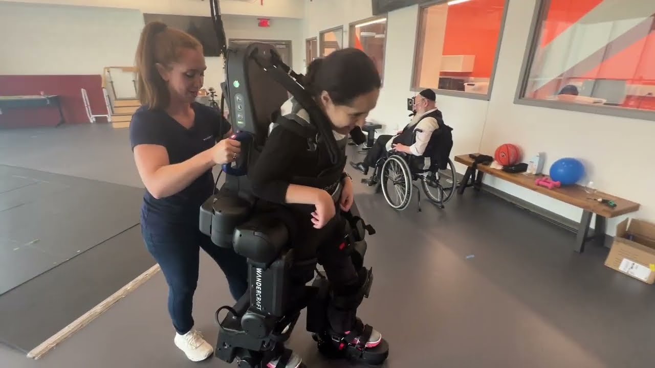 Esther Klang using Wandercraft exoskeleton