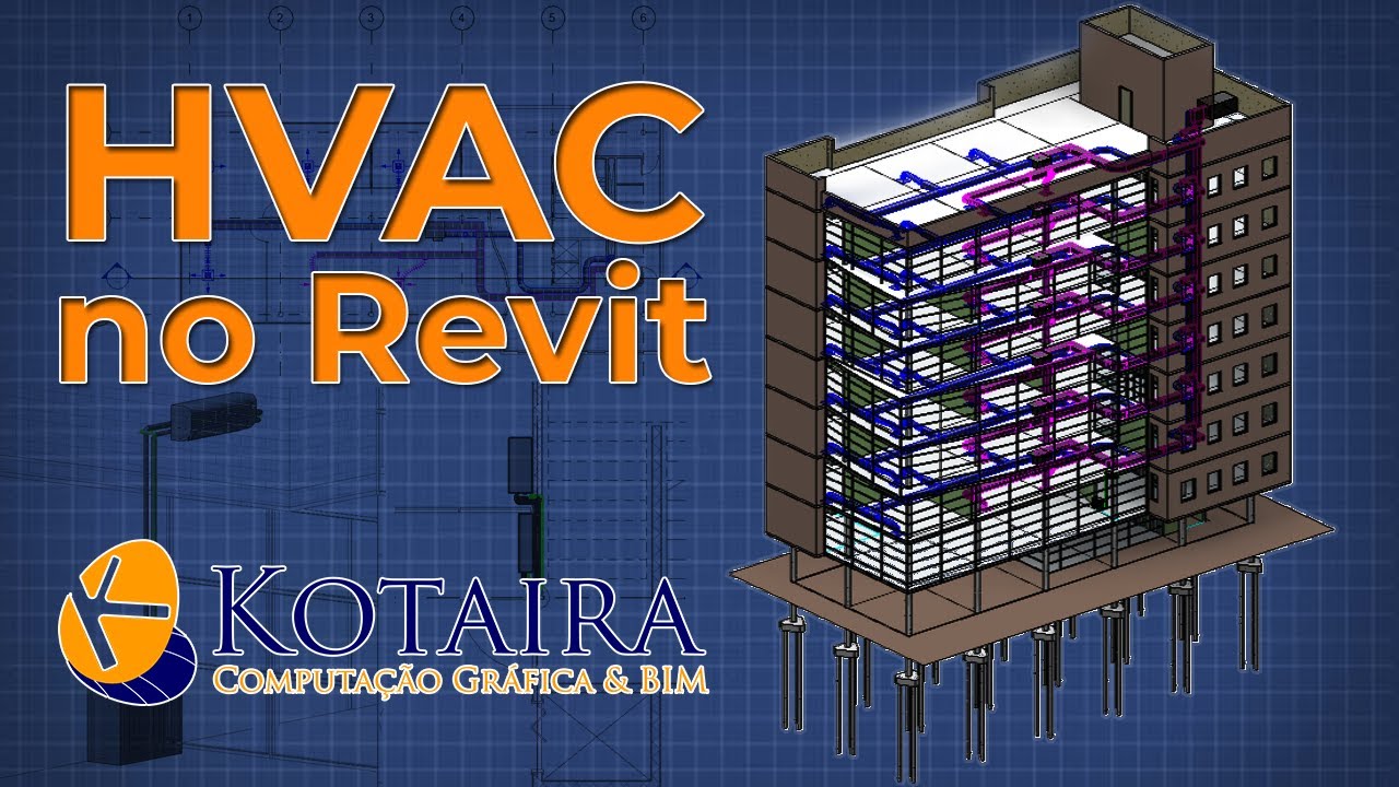 HVAC no Revit MEP! Projeto de Ar Condicionado de um Edifício de 7 Andares, em menos de 1 hora.