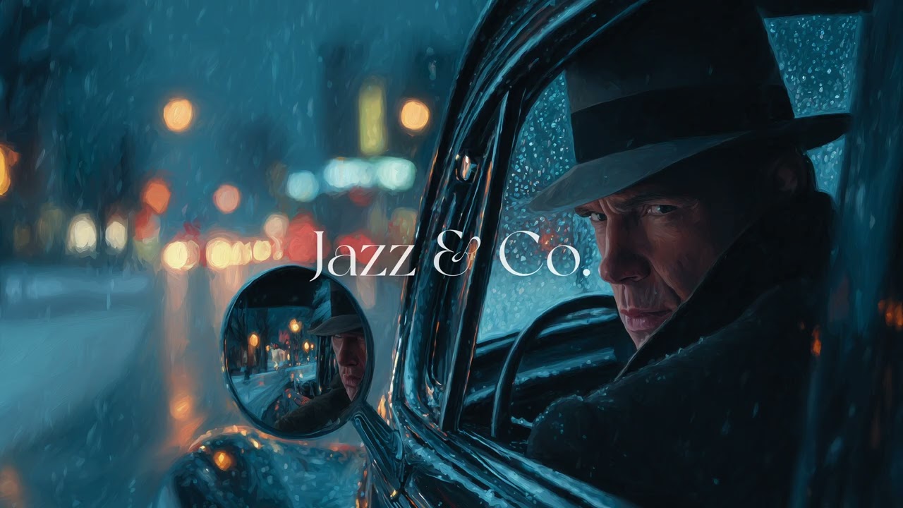 Night Drive in Chicago - 3 Hours of Late Night Smooth Jazz & Noir Reflection | Vintage Jazz Club