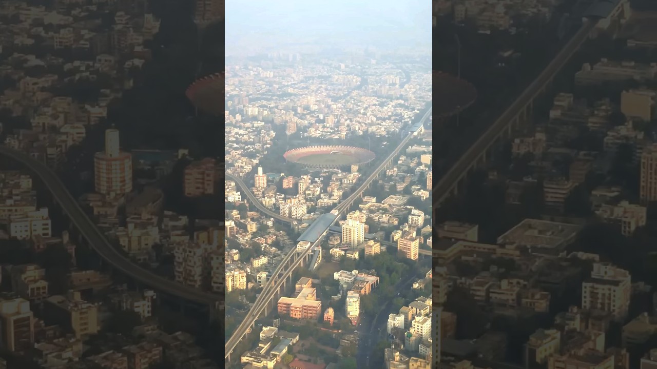 How beautiful is Ahmedabad in Aerial view. It&rsquo;s chaotic and beautiful in its own way. #gujarat #view