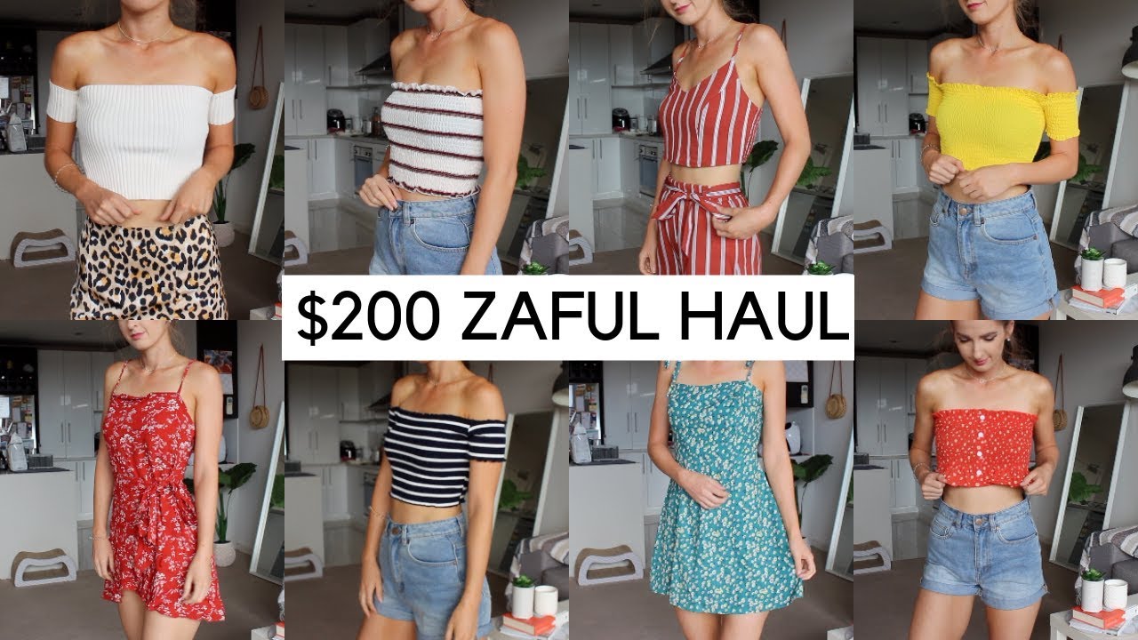 HUGE $200 ZAFUL TRY ON HAUL | Affordable Clothing