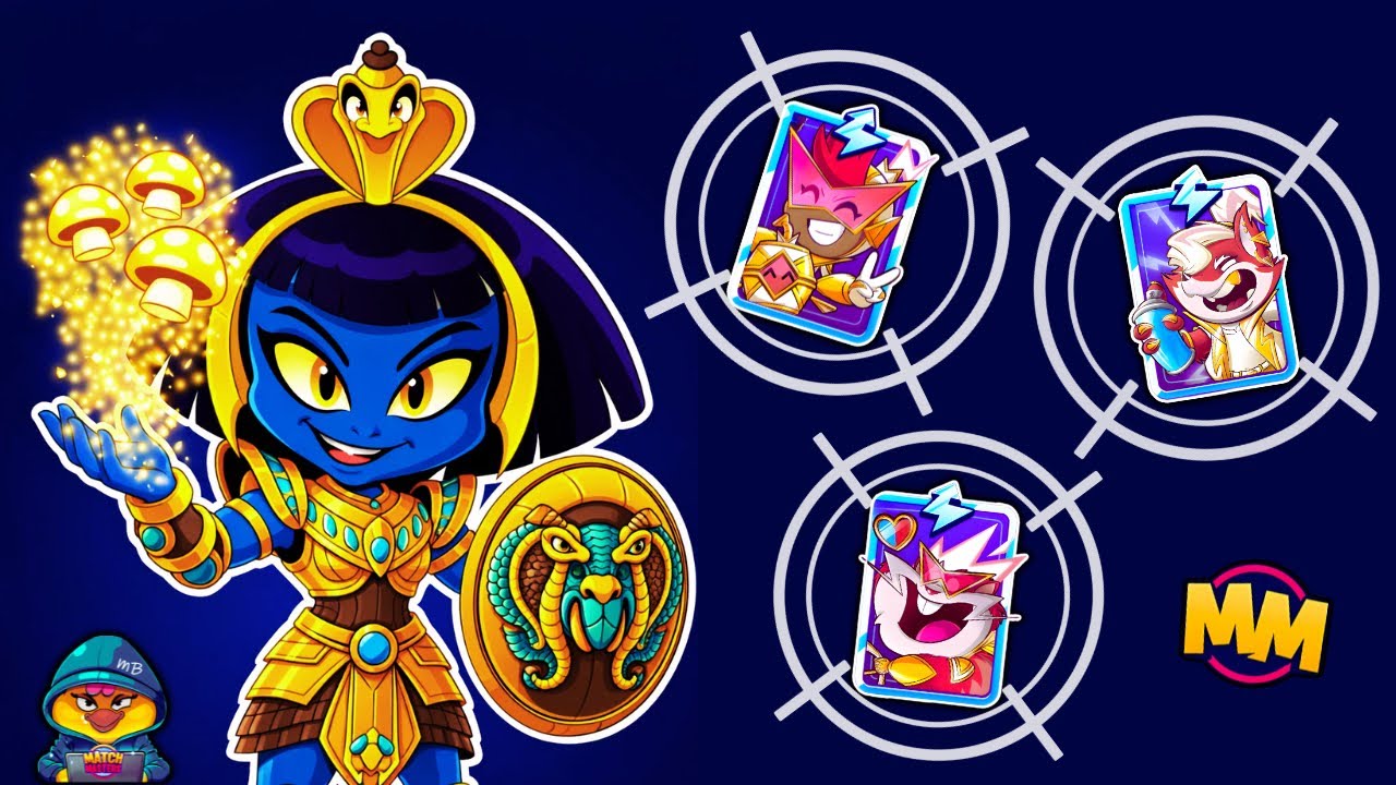 MUSHROOM QUEEN CLEOPATRA HUNTS NEW POWER-UP BOOSTERS 🔥 MATCH MASTERS
