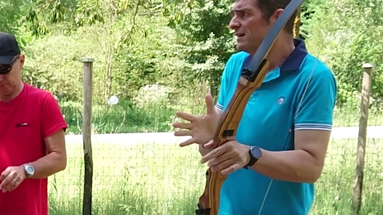 La mano dell'arco: fase 3 nella sequenza di tiro con l'arco Fiarc