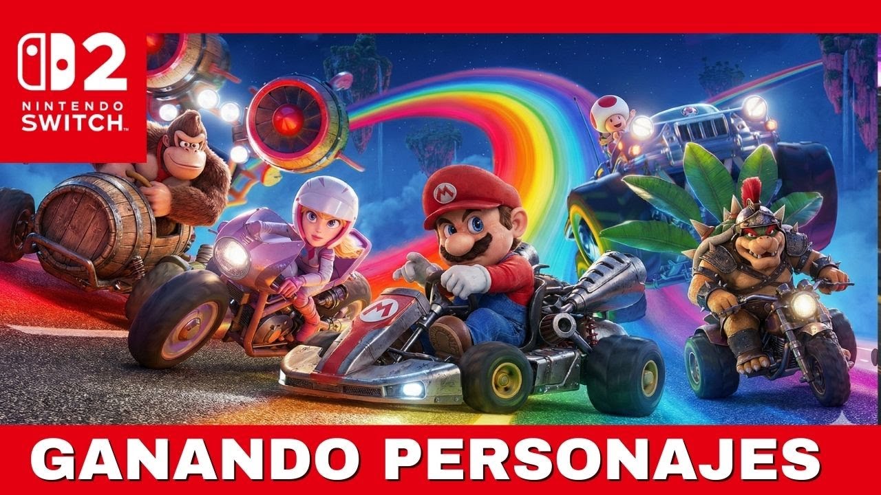Mario Kart World Como Conseguir Nuevos Personajes 🙂👍