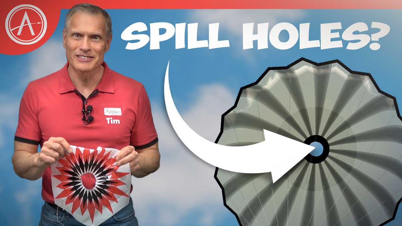 Let's Talk Parachute Spill Holes | Stability and Descent Rates