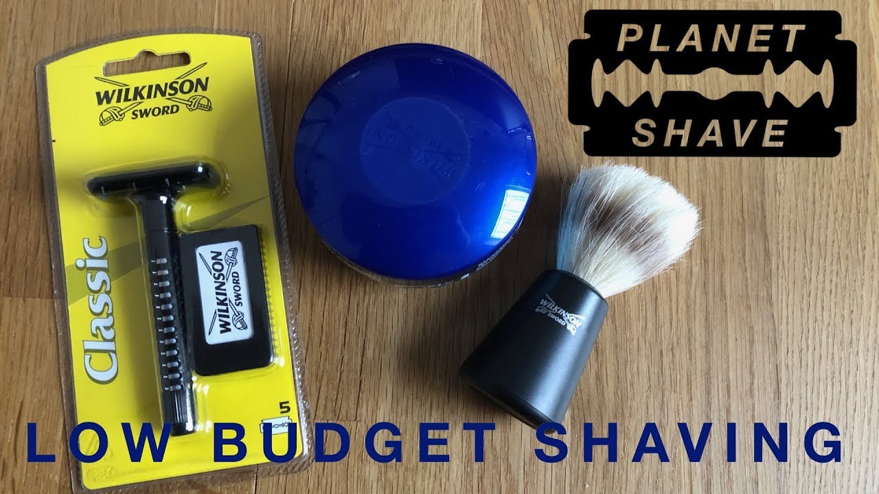 Low Budget Rasur für unter 11€ mit Rasierhobel, Seife und Rasierpinsel von Wilkinson (Deutsch HD)