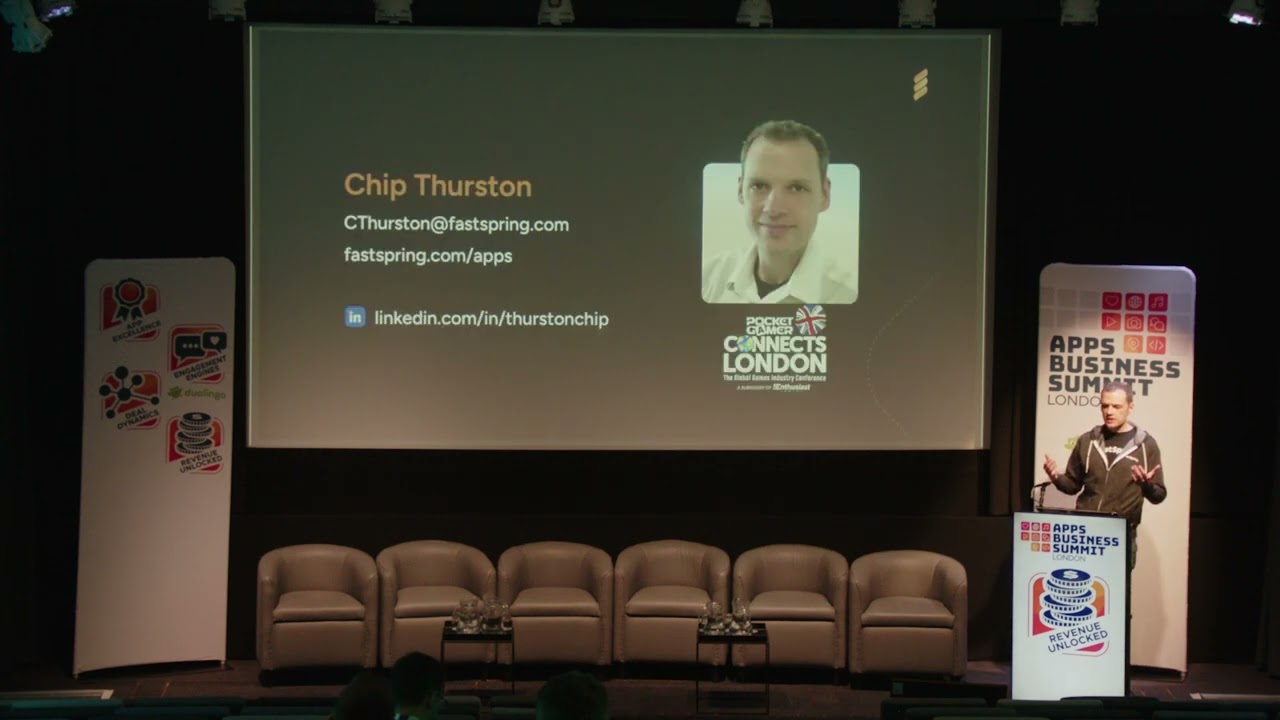Session: D2C Best Practices: What Mobile Apps Can Learn From Gaming - Chip Thurston, FastSpring.