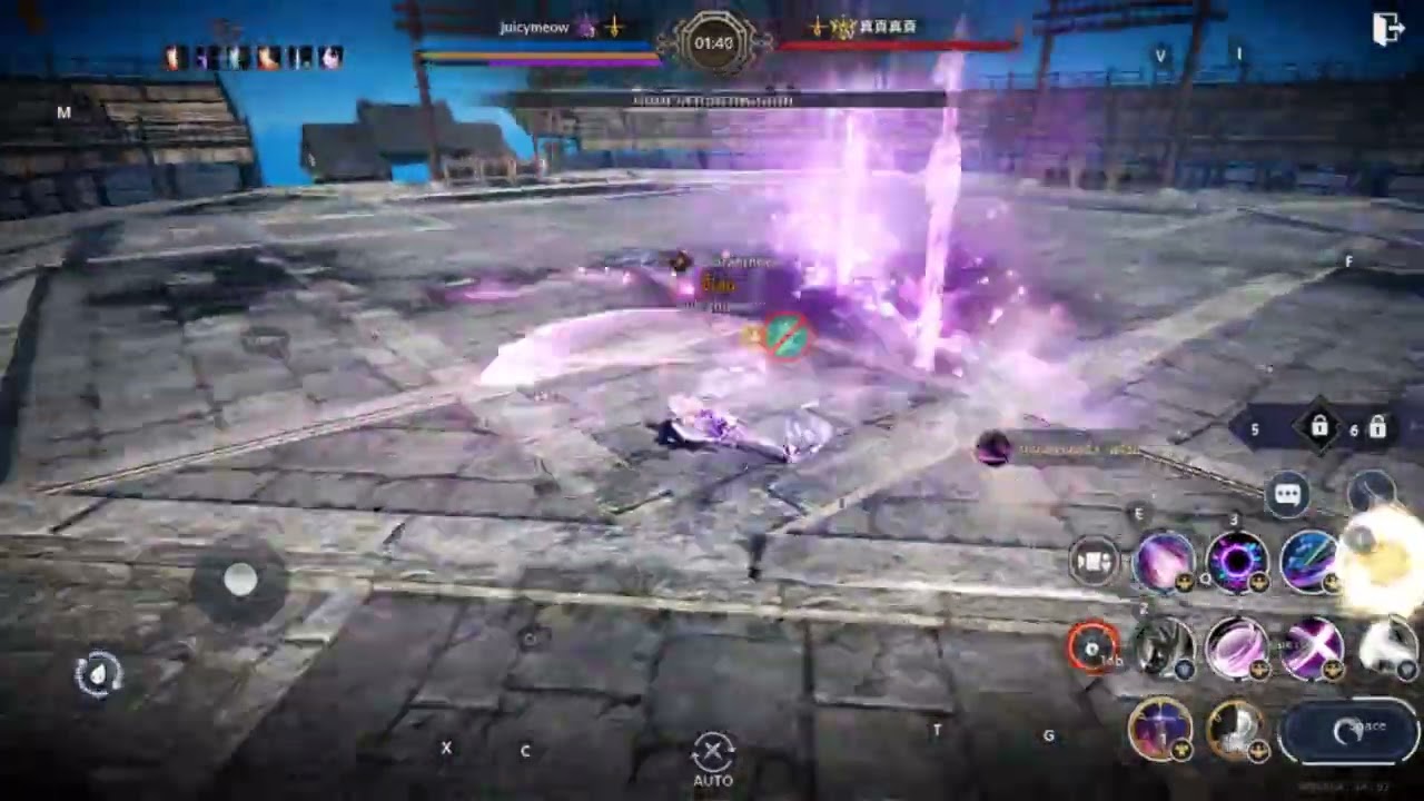Martial God Arena PVP : Darkness VS Darkness : Black desert Mobile