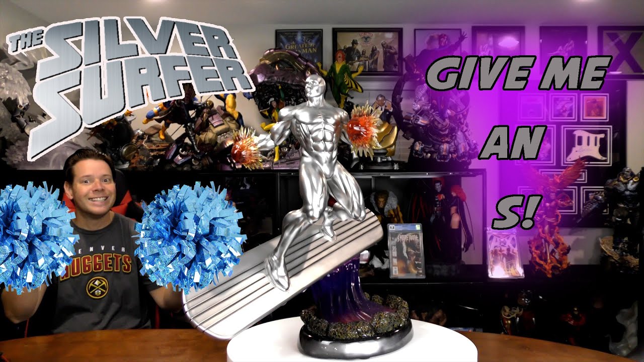 CUSTOM SILVER SURFER STATUE Review