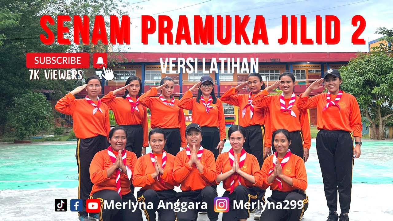 Senam Pramuka jilid 2  Versi latihan dengan hitungan