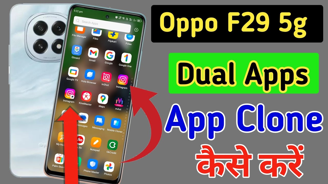 Oppo F29 5g dual app settings/Oppo F29 app clone setting/How To Create Dual App Setting In Oppo F29