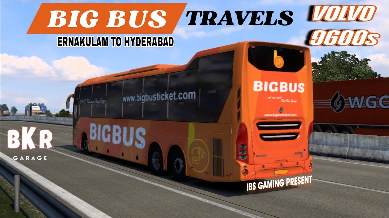 Big Bus Travels Volvo 9600 Sleeper ' Ernakulam to Hyderabad || Realistic Journeyin Indian Roads ||