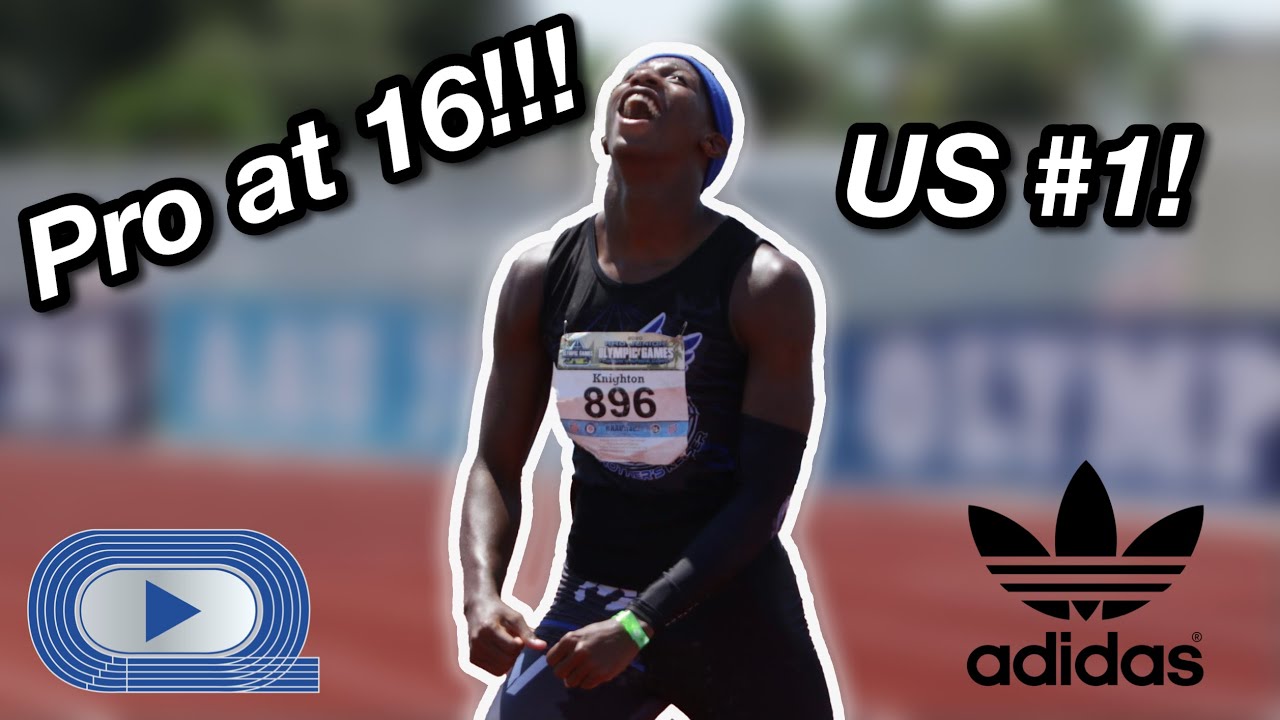 Erriyon Knighton Goes Pro | 16 Year Old Sprinter Signs With Adidas