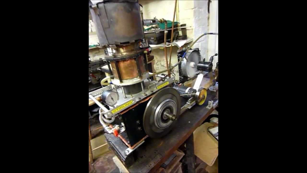 Stirling Engines   5 inch Diameter vs 4 inch Diameter