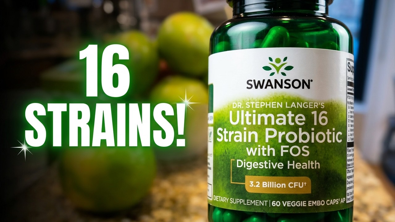 Swanson Natural Probiotic w/Prebiotic FOS - 16-Strain - Product Review