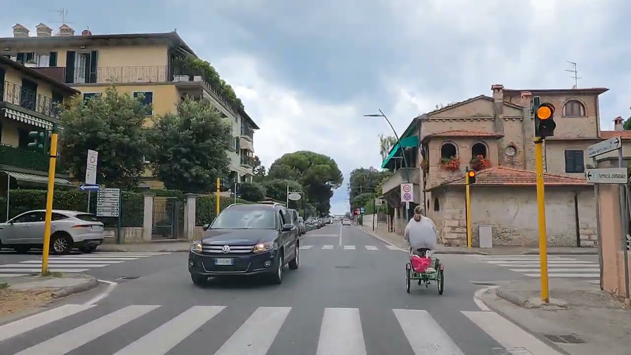 Scenic drive Forte dei Marmi to Marina di Massa - 🇮🇹 Italy 🇮🇹
