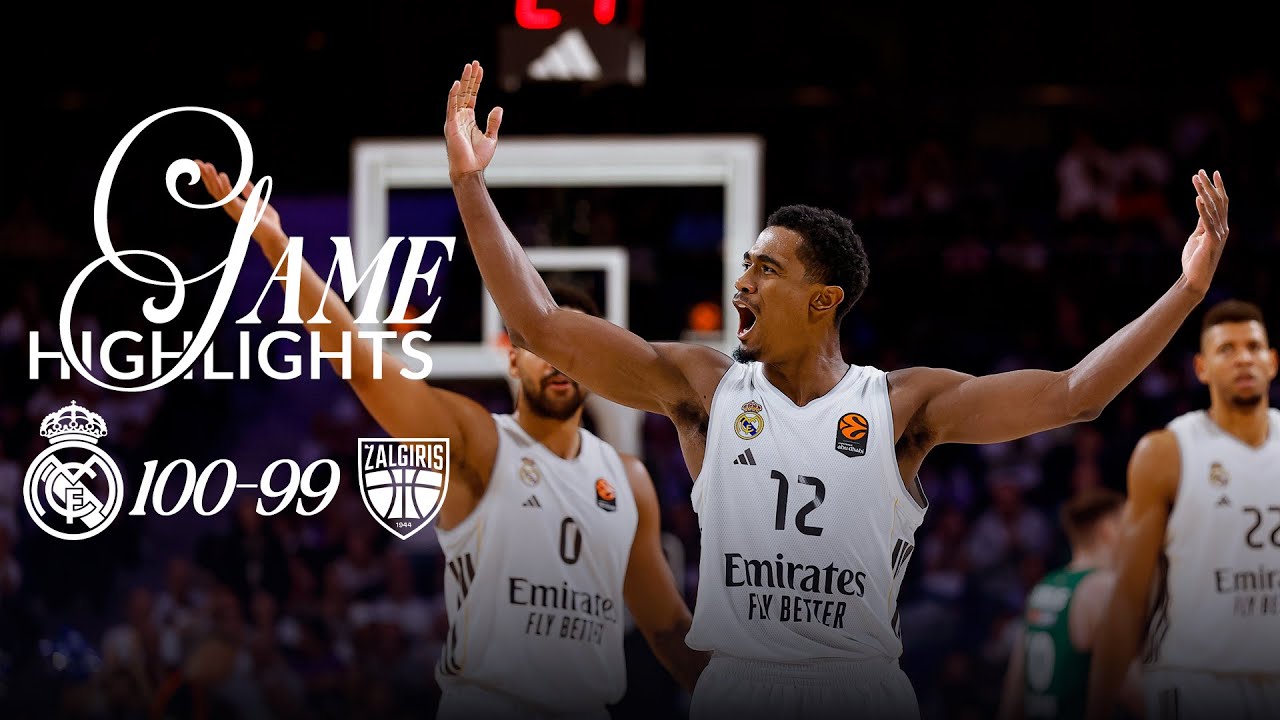 Real Madrid 100 - 99 Zalgiris Kaunas | EuroLeague