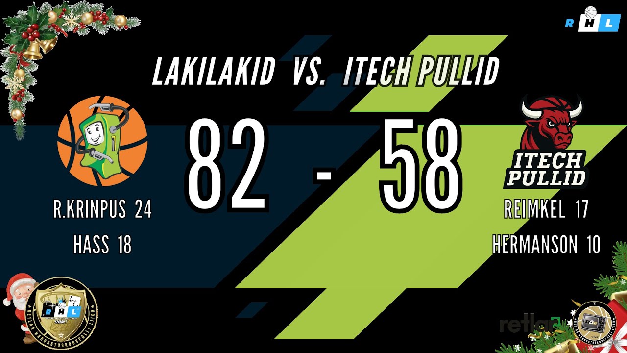 18.12.2025 Lakilakid vs. Itech Pullid