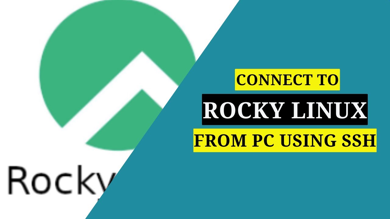 Подключитесь к Rocky Linux с ПК под управлением Windows и MacOS