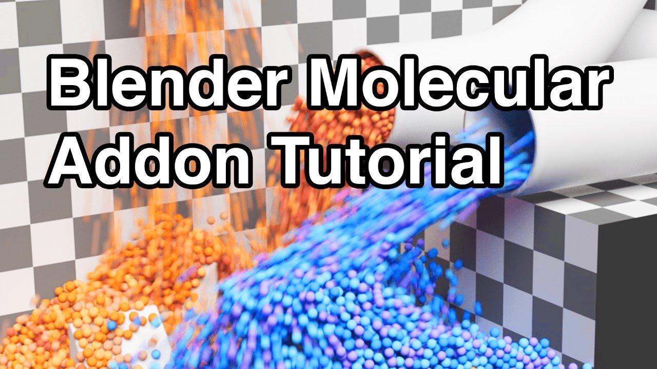 Blender Tutorial - Everything you NEED to know about the Molecular Script Add-On!