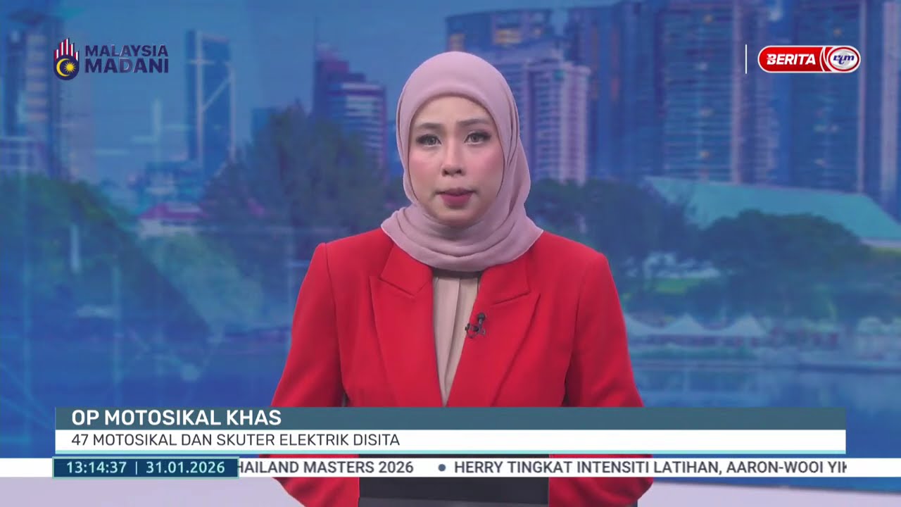 31 JAN 2026 - BTH- OP MOTOSIKAL KHAS 47 MOTOSIKAL DAN SKUTER ELEKTRIK DISITA