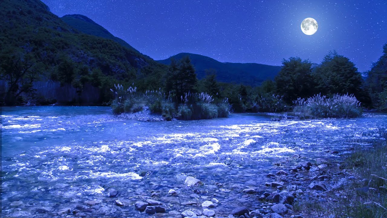 M&uacute;sica Relajante para Dormir Desde Rio Manso en la Noche de Luna