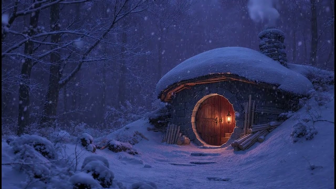 Peaceful Snowdrift Hearth ❄️ Calming Instrumental Pop (1 Hour)