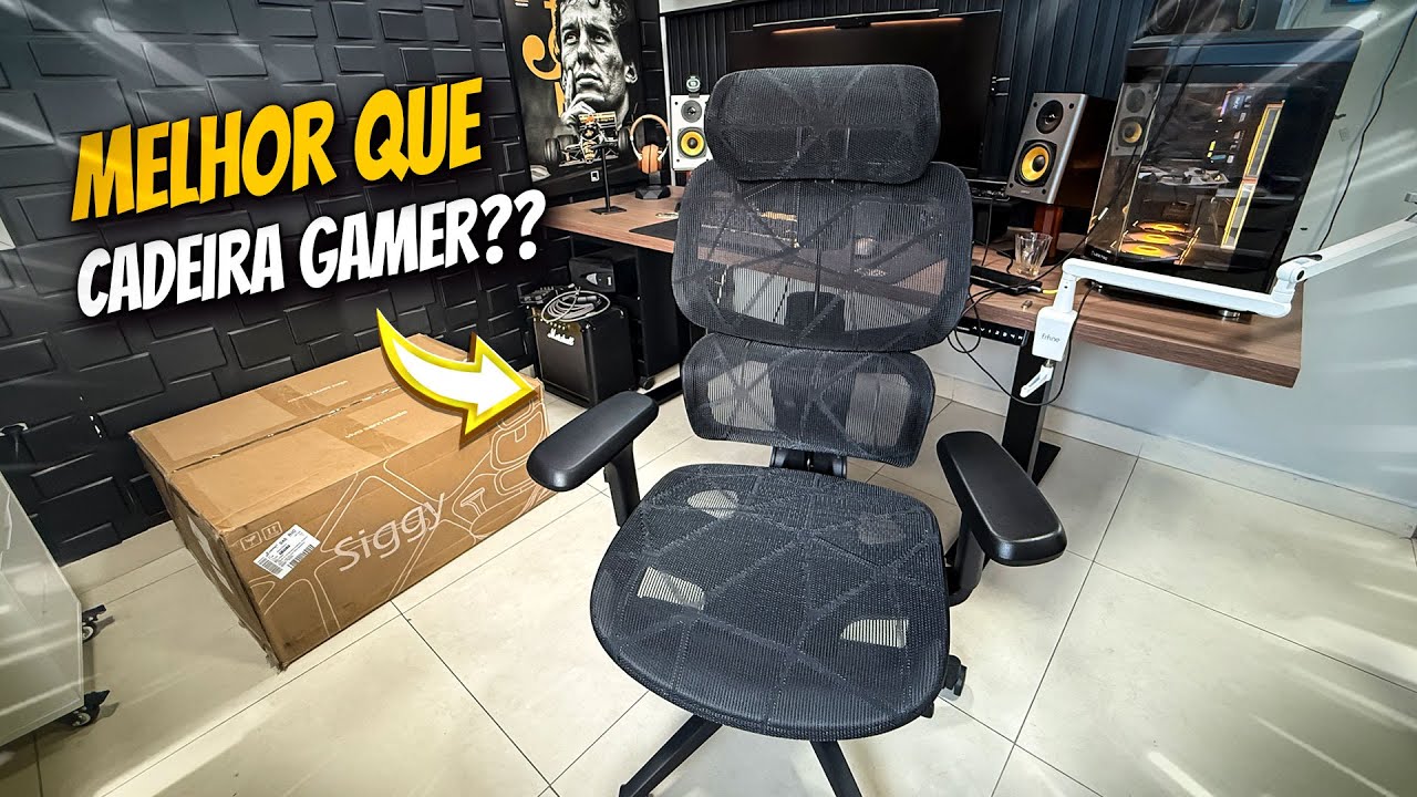 A MELHOR Cadeira ERGONÔMICA para COMPRAR em 2025?! - Elements SIGGY
