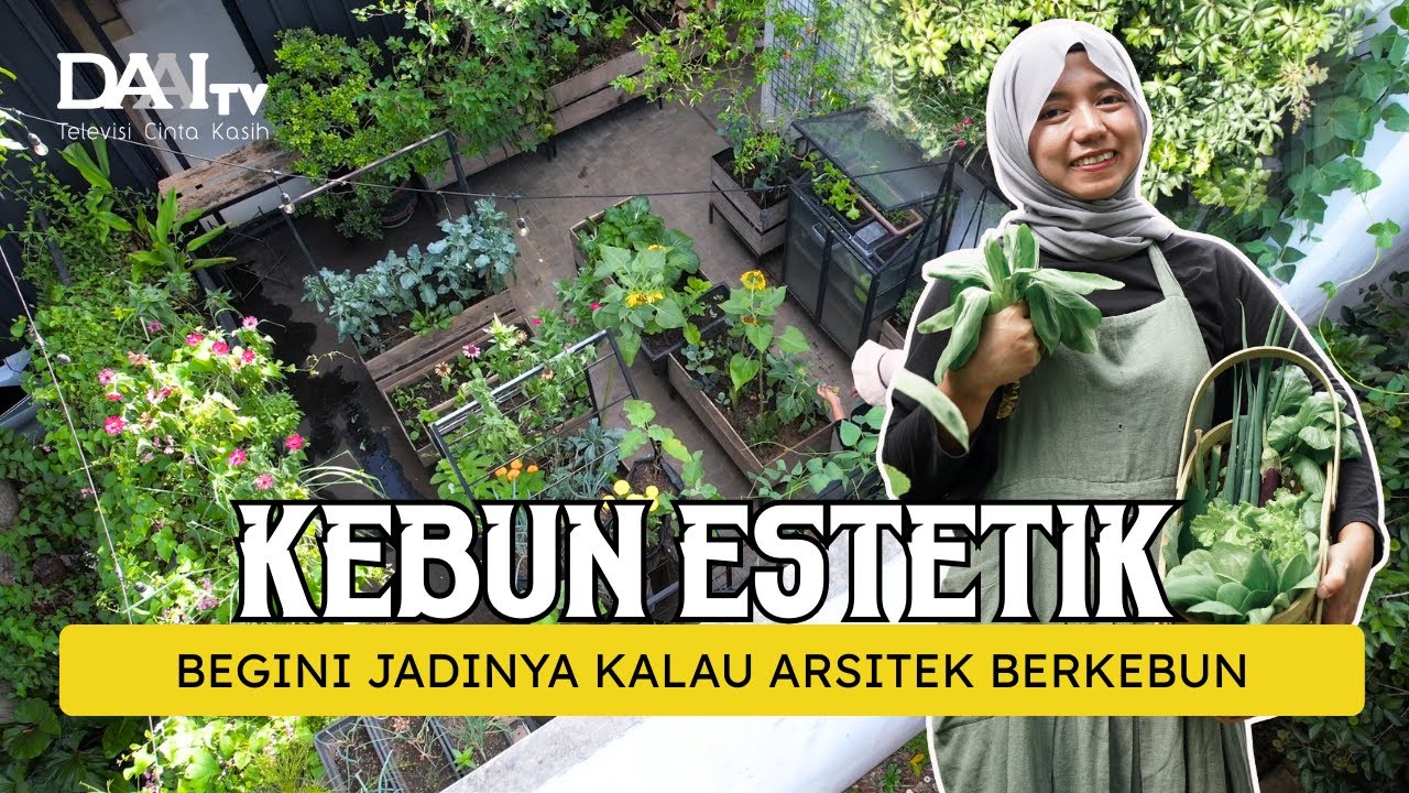 Inspirasi Kebun Cantik Punya Arsitek. Raised Bed-nya Unik Banget!