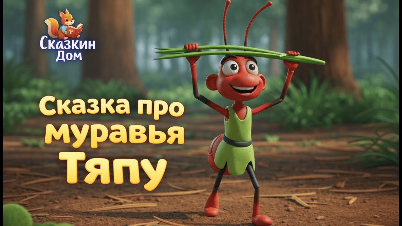 🐜 Тяпа и Мика: Поучительная сказка о том, как муравьи спасают лес