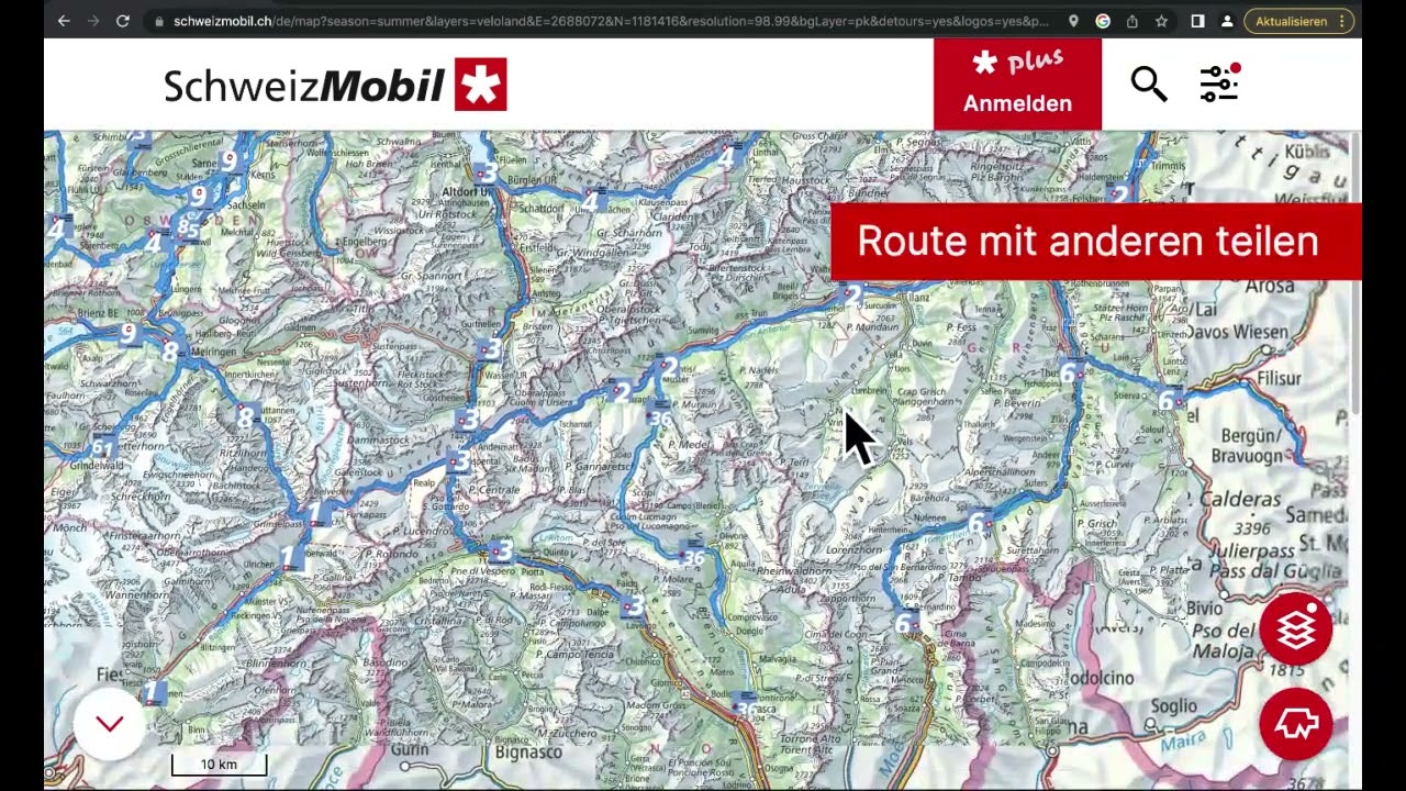 H&auml;ufige Fragen zur neuen SchweizMobil-Website