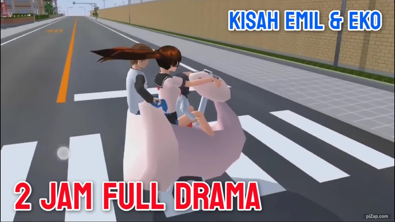 2 Jam Full Kisah Lucu Emil dan Eko | Drama Sakura School Simulator Part 12