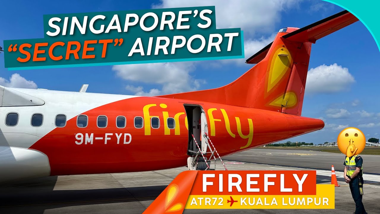 СЕКРЕТНЫЙ МАРШРУТ FIREFLY! ATR72 🇸🇬⇢🇲🇾【Отчет о поездке 4K из Сингапура в Куала-Лумпур Субанг】