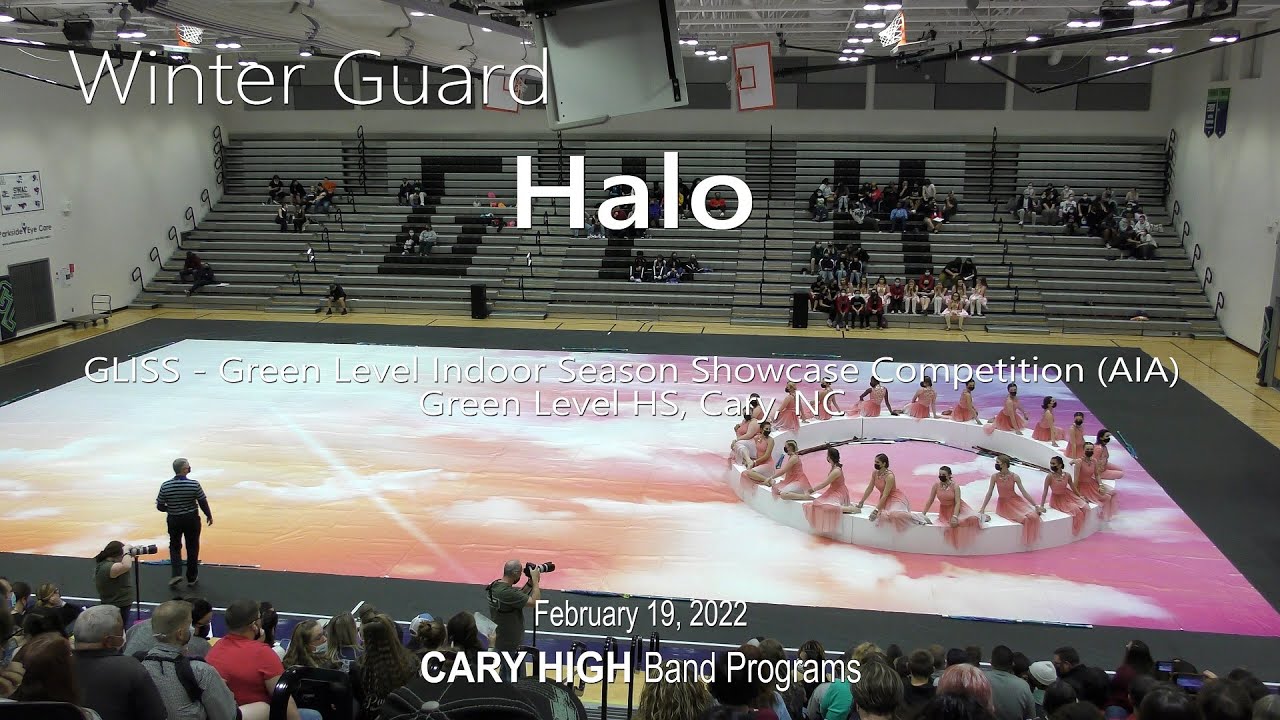 Cary Winter Guard performing “Halo” at GLISS Indoor Competition, 2/19/2022