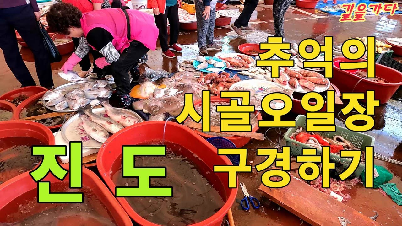 추억의 시골 오일장 - 진도