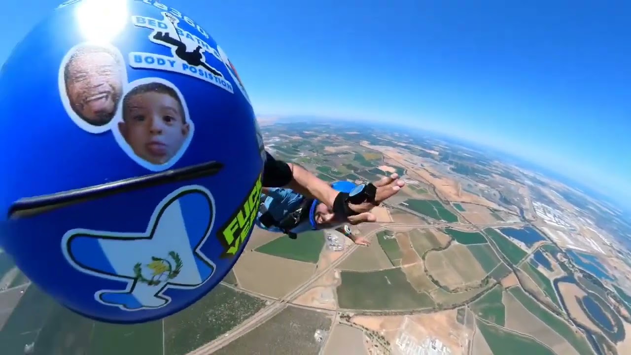 Skydive - Funny 3 way track - Jump #112
