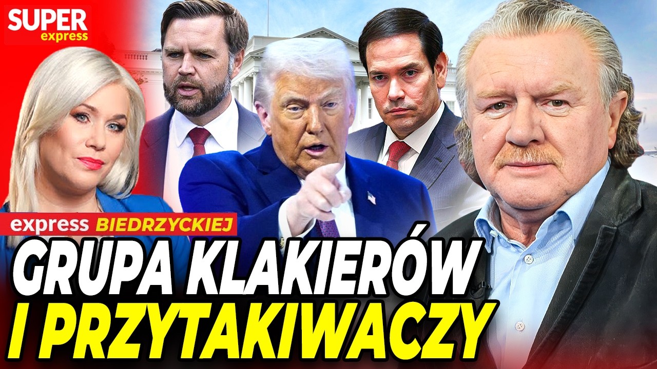 TRUMP TO SZKOLNY ŁOBUZ. Ma za sobą grupę KLAKIER&Oacute;W I PRZYTAKIWACZY. Krupa MOCNO o prezydencie USA.