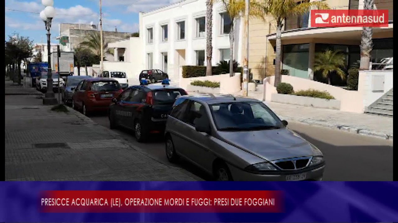 17 maggio 2019 - Presicce Acquarica (LE), operazione mordi e fuggi: presi due foggiani