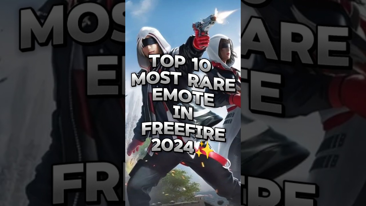 TOP 10 MOST RARE EMOTE IN FREEFIRE 2024✨ #shorts #freefire #trending #youtubeshorts #trending