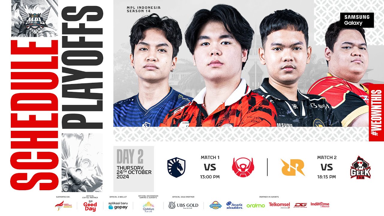 🔴 LIVE | MPL ID S14 | Playoffs Day 2 | English