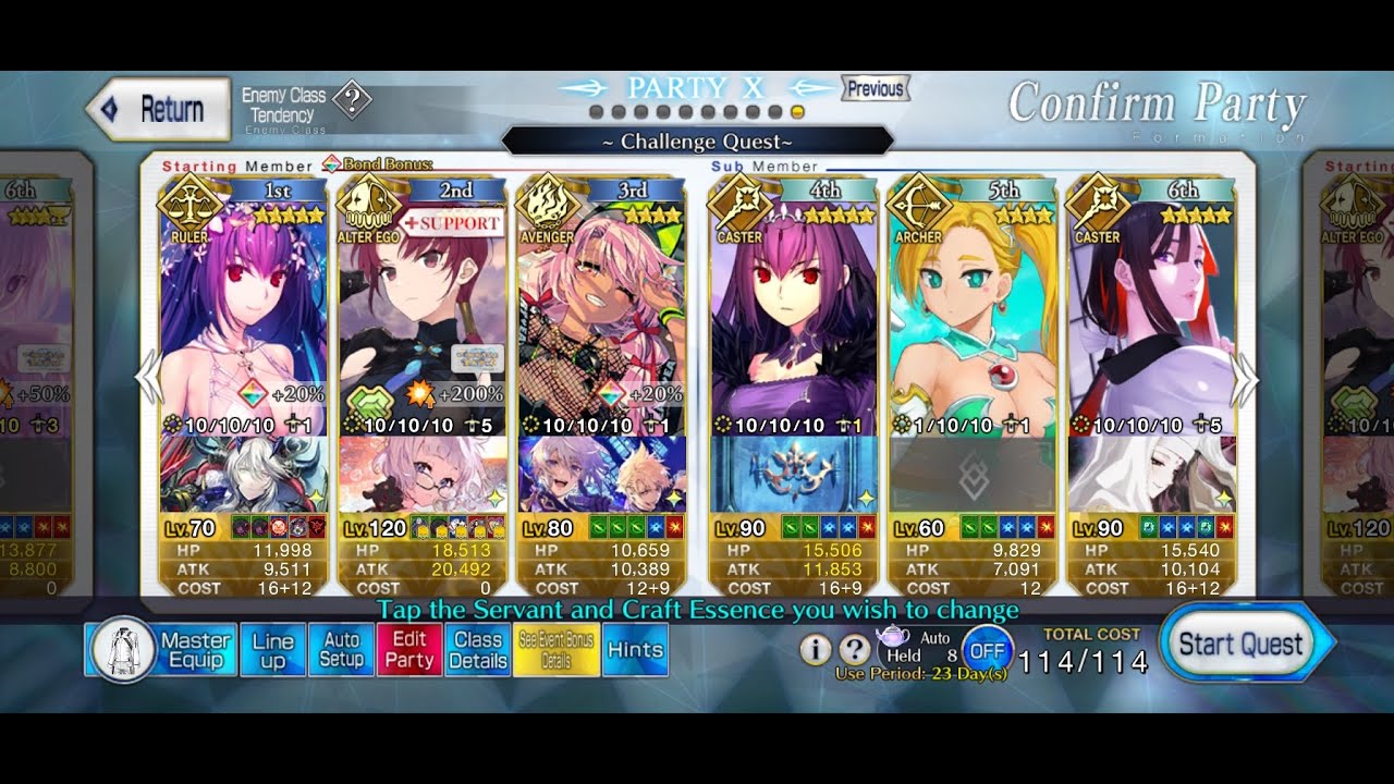 [FGOAA TA] Traveller of the World Tour 2 turn ft. Bazett