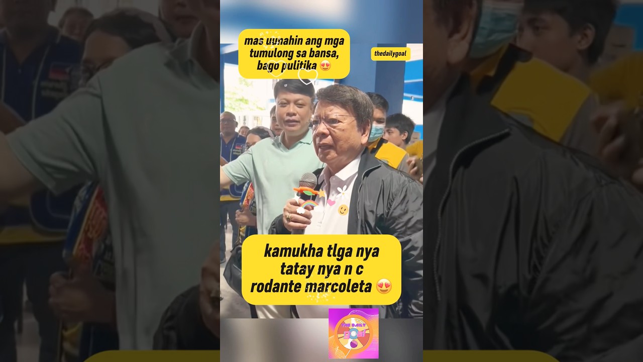 rodante marcoleta mabait pala anak nya 😍