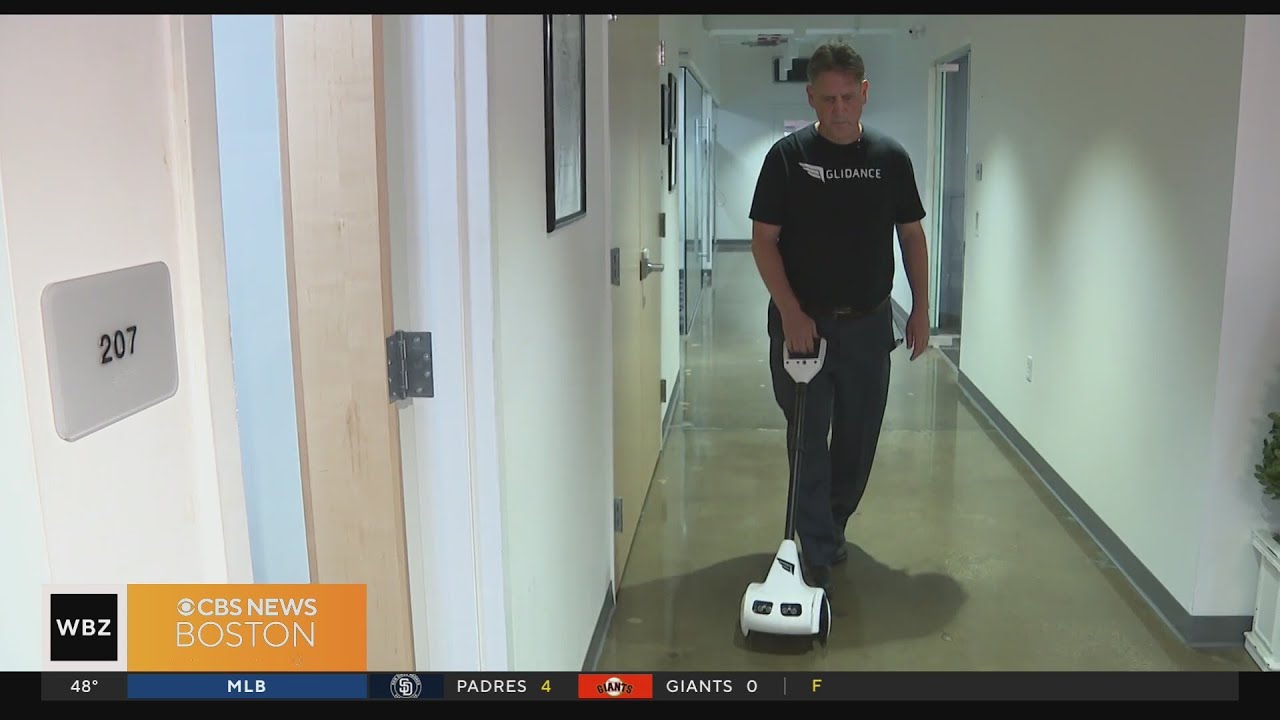 The Glide, a robot walking device with cameras, helps the blind regain independence