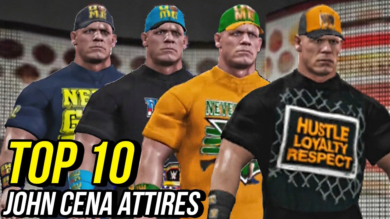 WWE 2K17 - John Cena Top 10 Attires - Community Creations!